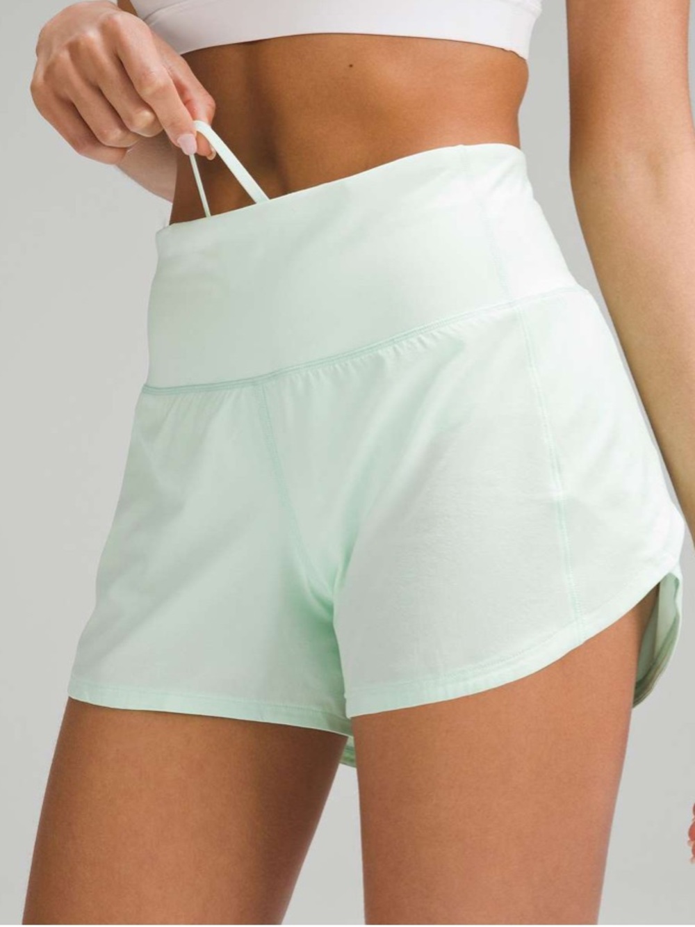lululemon athletica Mint Green Athletic Shorts